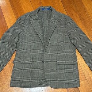 Polo by Ralph Lauren Gray Plaid Men's Blazer
